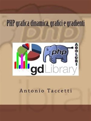 cover image of PHP grafica dinamica, grafici e gradienti